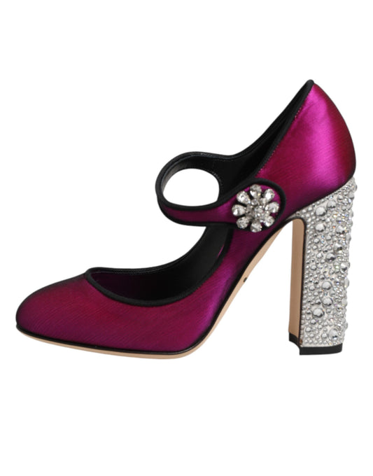 Pink Embellished High Heels Pumps Shoes