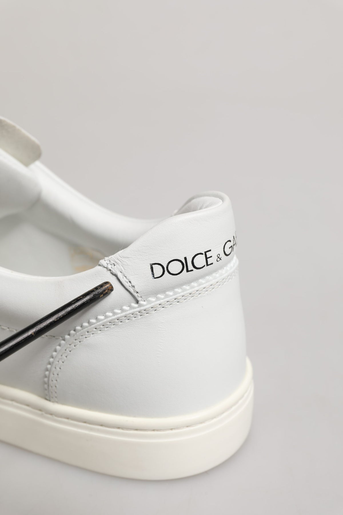 White Prince Leather Low Top Men Sneakers Shoes