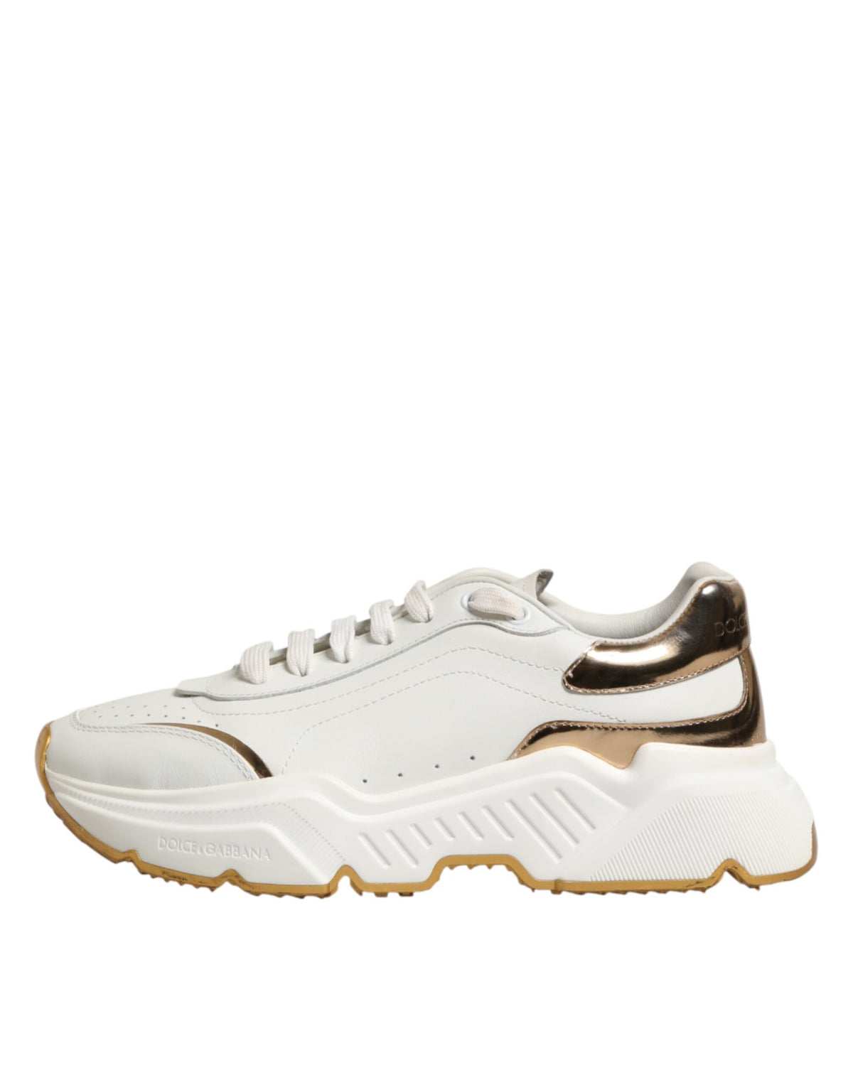 White Gold Daymaster Low Top Sneakers Shoes