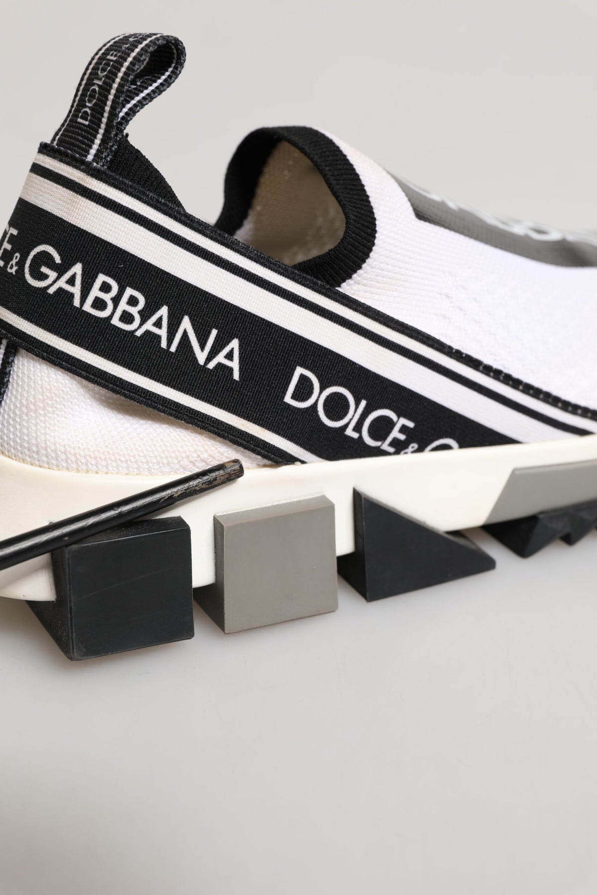 White Logo Low Top Sorrento Sneakers Shoes