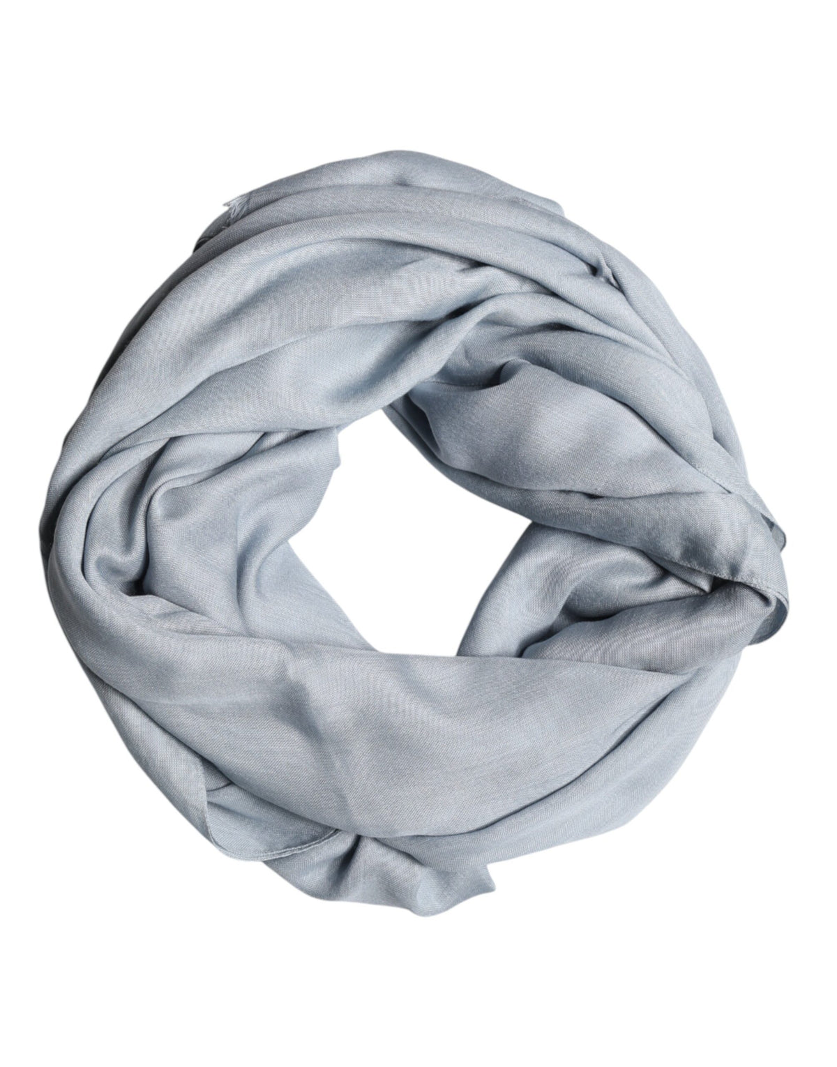 Light Blue Cashmere Knitted Shawl Scarf