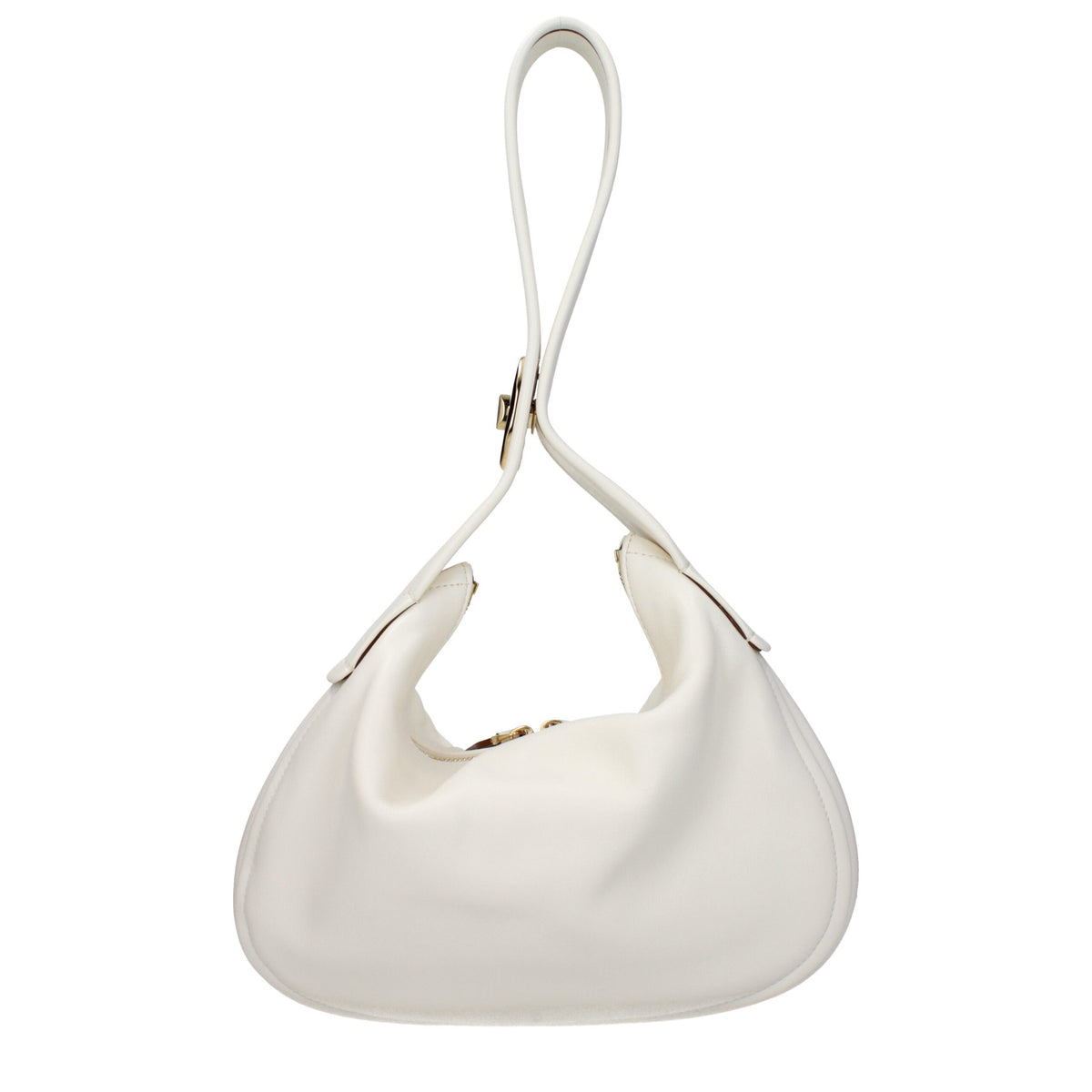 Beige Leather Handbag