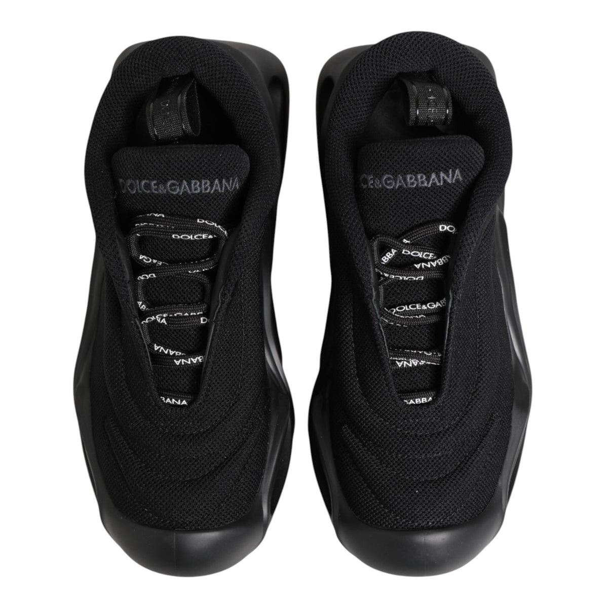 Black Slip On Low Top Wave Sneakers Shoes